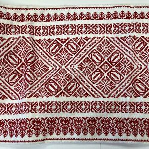 Pottery Barn Callia Embroidered Lumbar Throw Pillow Cover  *Sample Photo Shoot